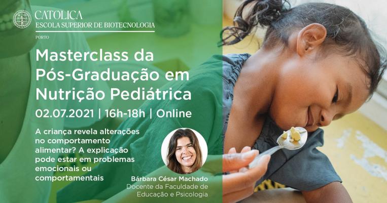 Masterclass da Pós-Graduação em Nutrição Pediátrica