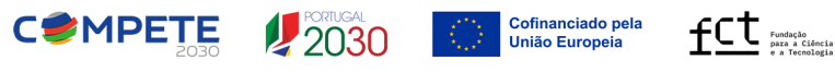 Logotipos: Compete - Portugal 2030 - Cofinanciado - FCT