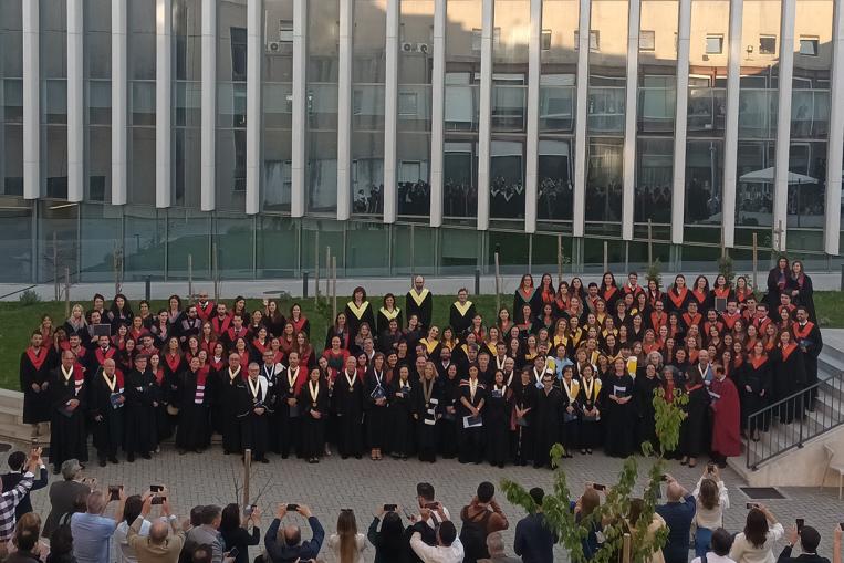 Fotografia de quem recebeu o Diploma
