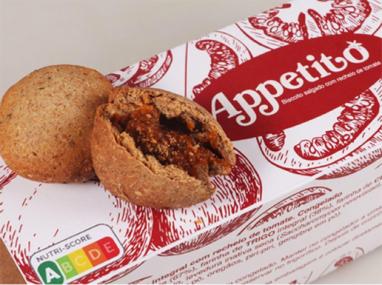 Fotografia de Biscoito salgado com chutney de tomate