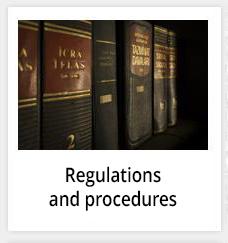 Regulations and procedures